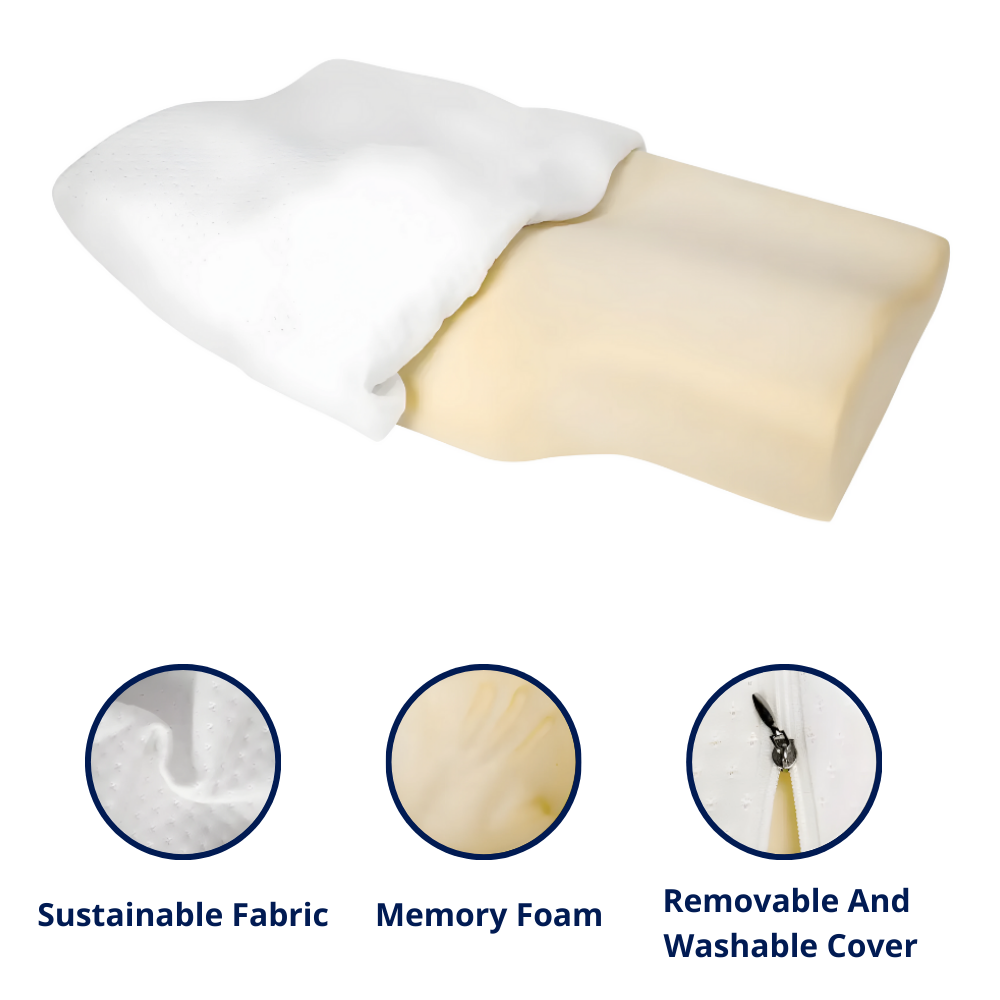 Ergonomisk Nakkepude i Memory Foam for Sund og Afslappet Søvn