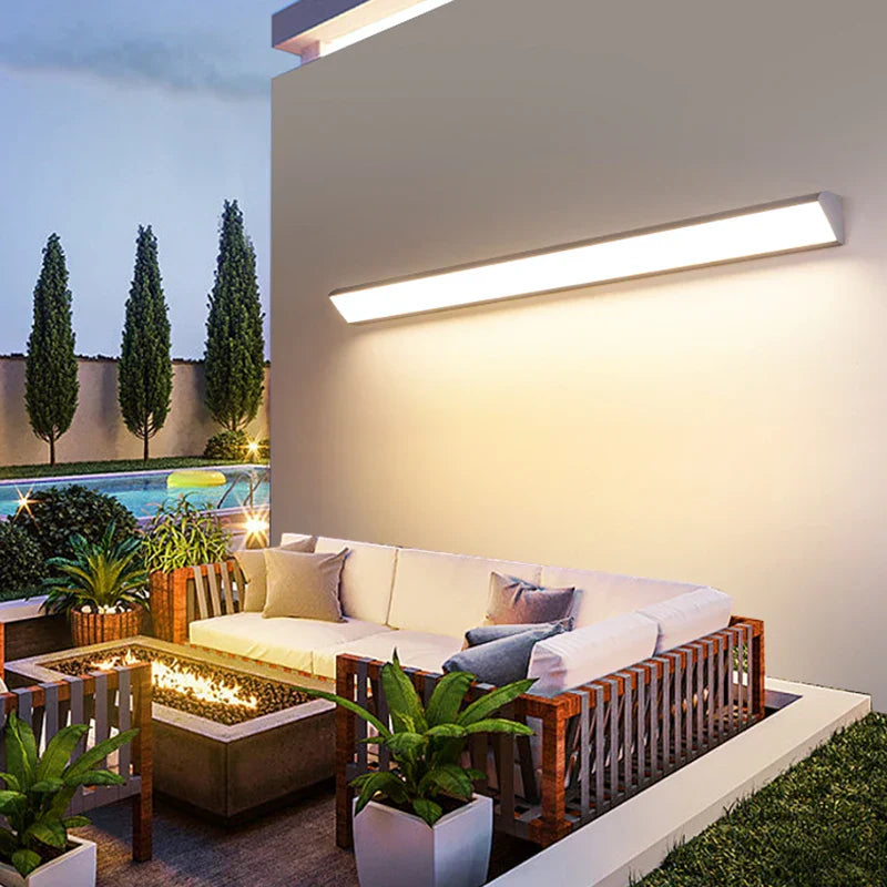 Energisnål LED Utomhusvägglampa i Elegant Design
