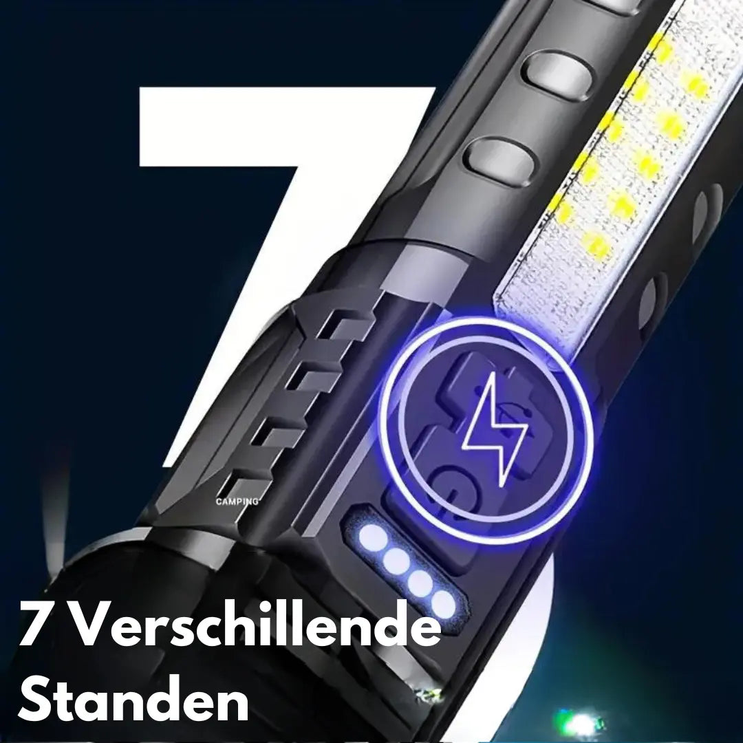 Extremt ljusstark militärlampa med 5000 Lumen - BrightGuard