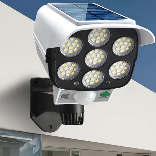 Solcellsdriven utomhusspotlight med rörelsesensor