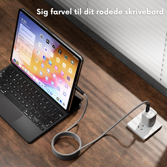Magnetisk Opladerkabel 1m – Hurtigopladning og Nem Tilslutning