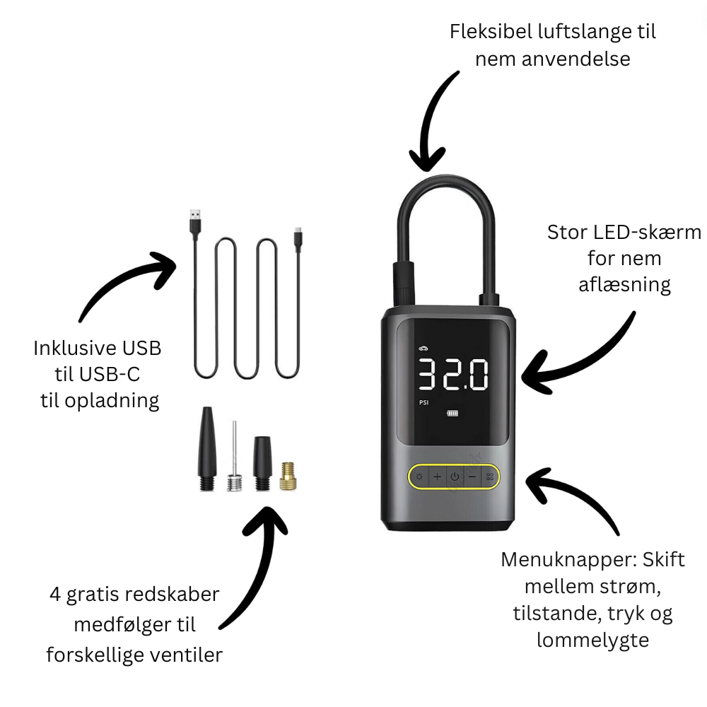 Snygg trådlös laddare med snabb 15W effekt