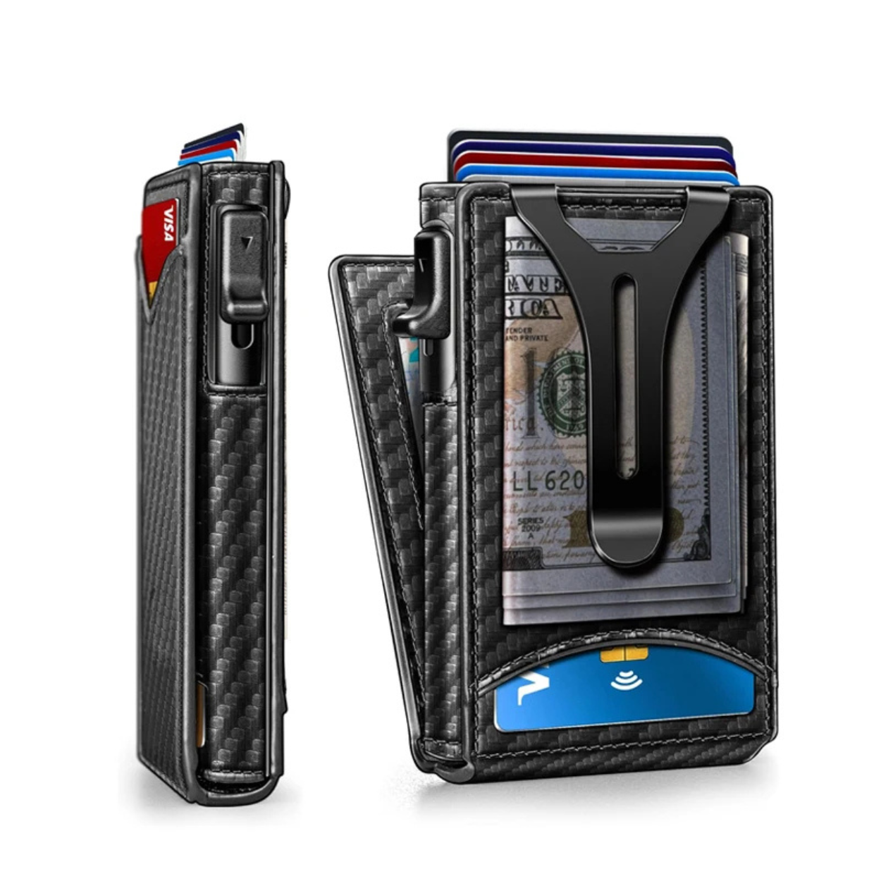 Elegante Aluminium Wallet med RFID Beskyttelse