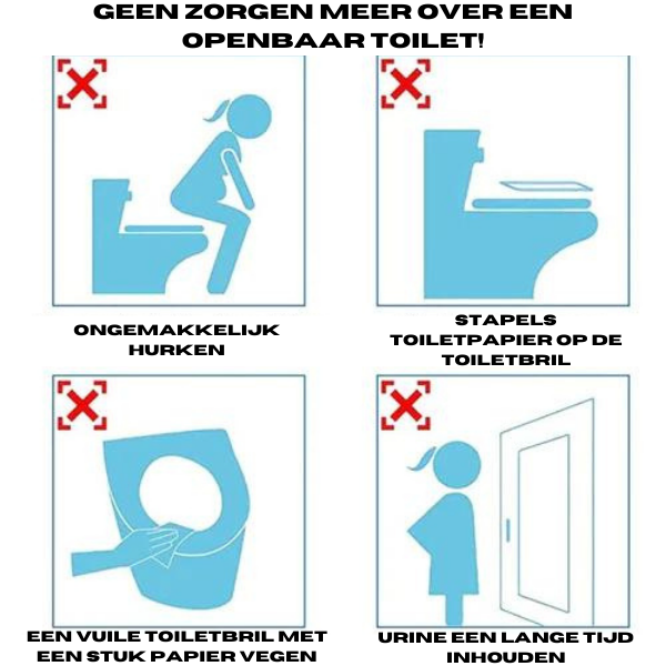 Engångs hygienöverdrag till Toalett – Säkert Sittskydd