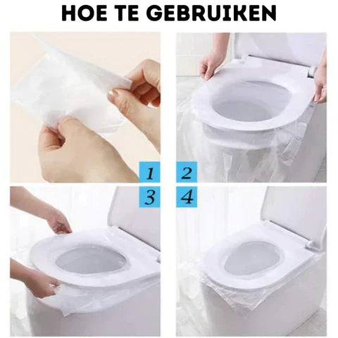 Engångs hygienöverdrag till Toalett – Säkert Sittskydd
