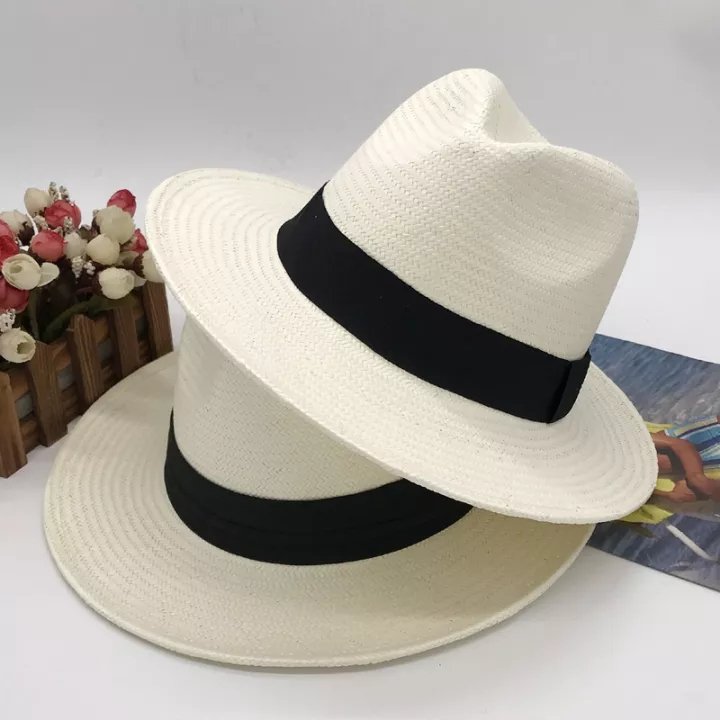 Let Sommer Panama Hat Håndlavet Lys med Bred Skygge