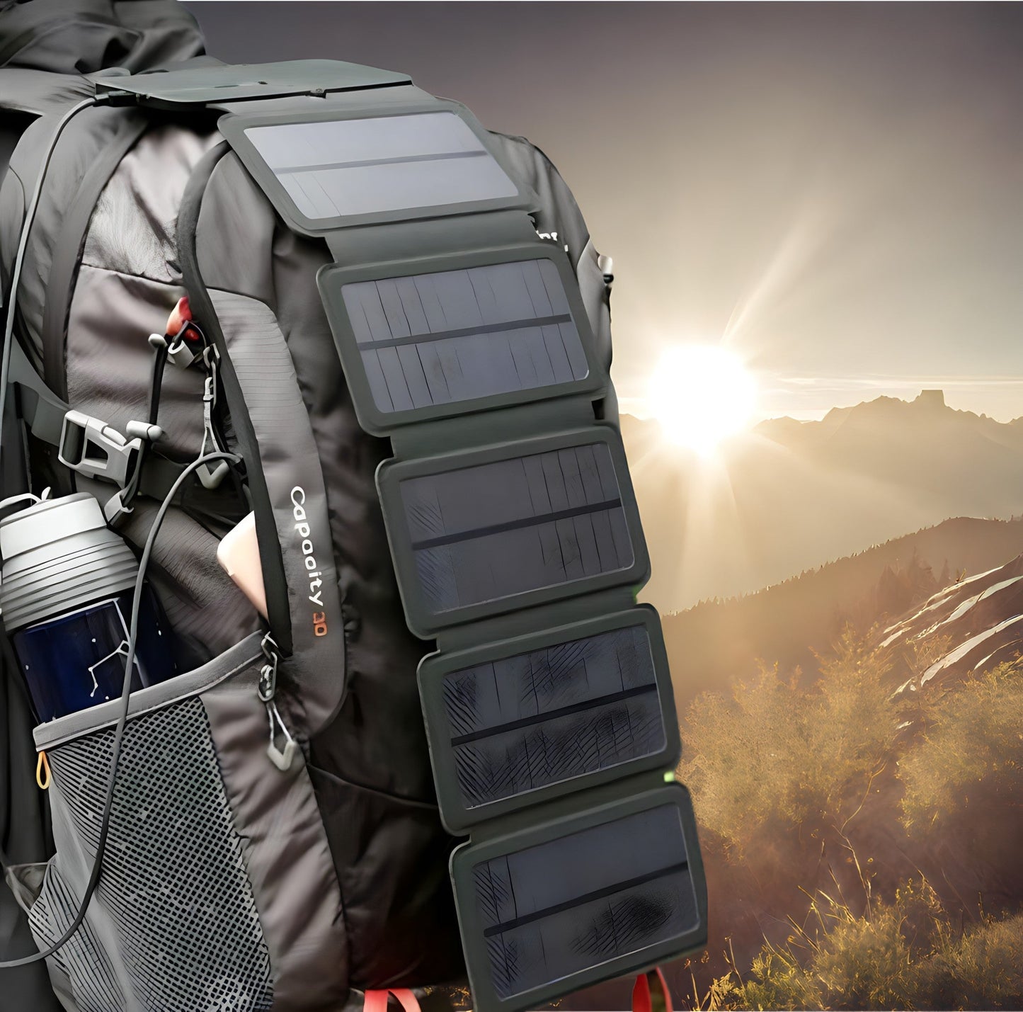 Bærbare Solpaneler - Hurtig Opladning til Udendørs Eventyr