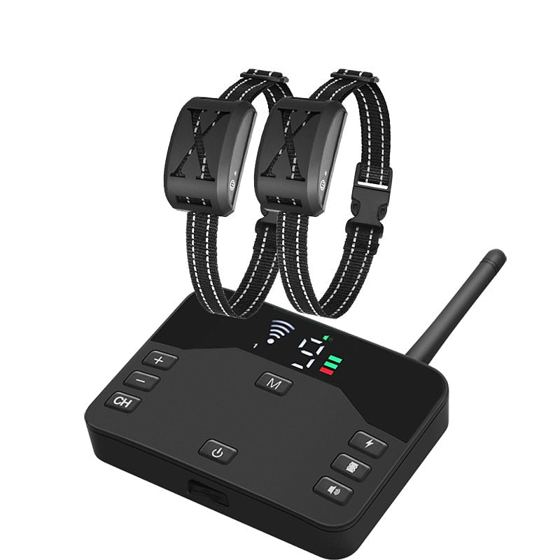 Trådløst hundegårdssystem med justerbar rækkevidde til sikker træning