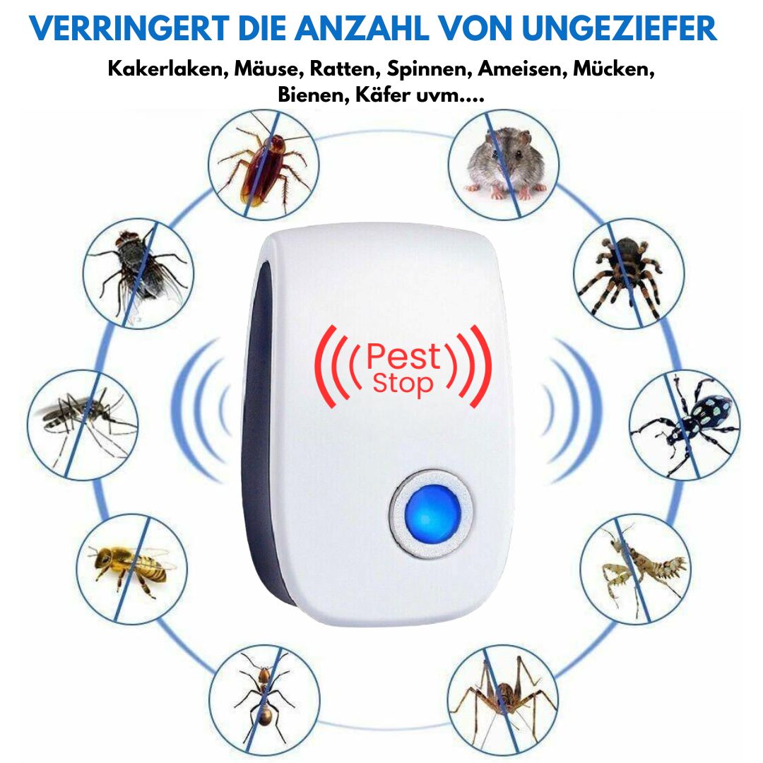 Ultralydafskrækkelse mod myg, mus, kakerlakker, insekter, rotter, gnavere, fluer, myrer
