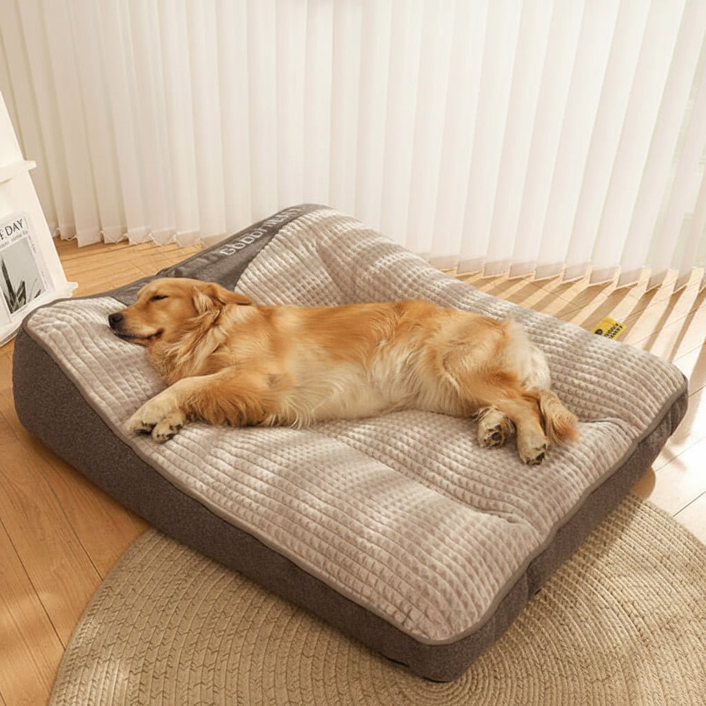 Stor Hundeseng med Høj Kantsupport for Bedre Søvn