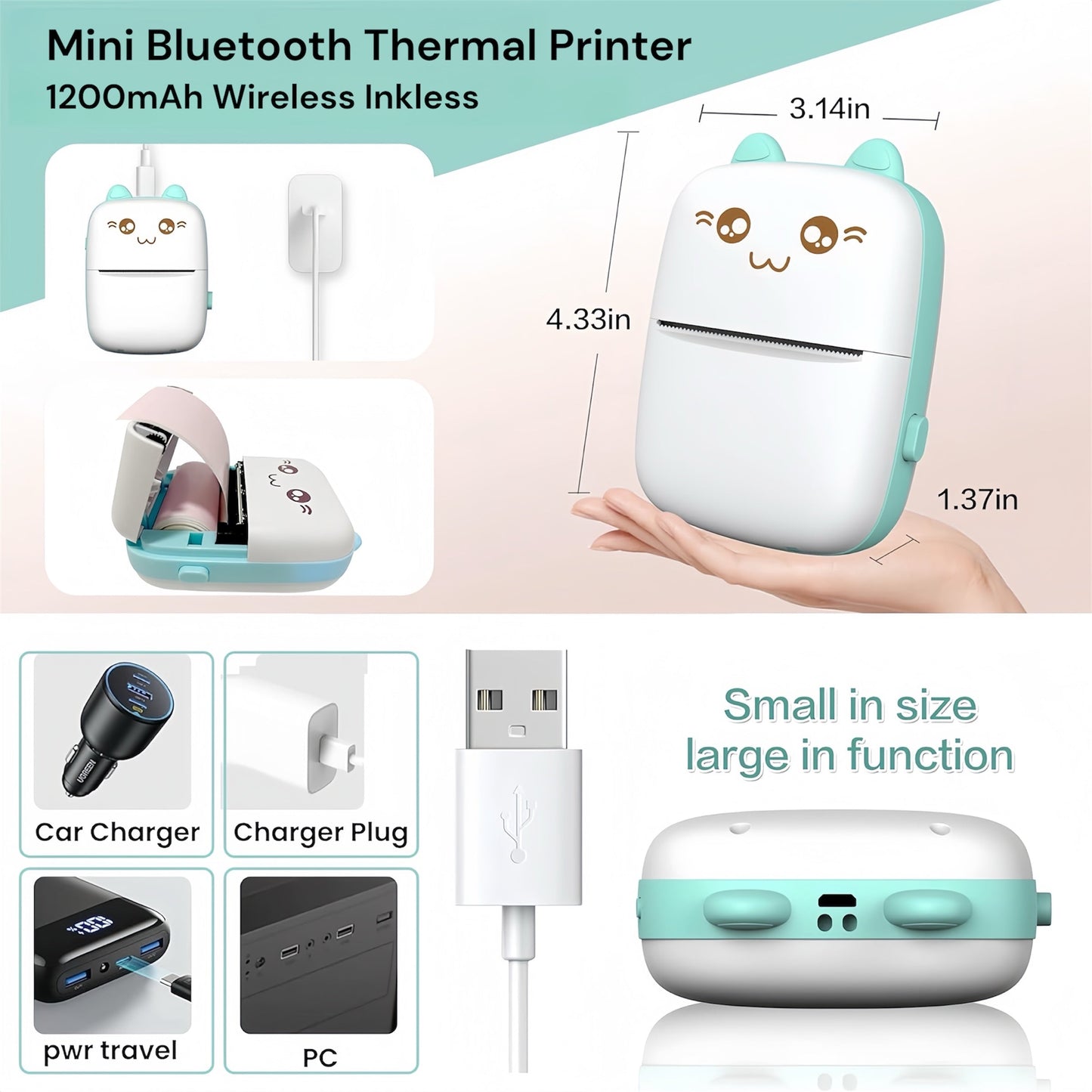 Mini-termoskrivare för roliga och kreativa projekt