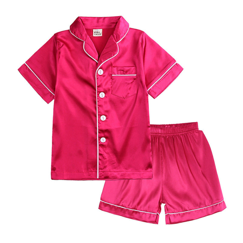 Silke barnpyjamas: Mjuk komfort i ren mullbärssilke