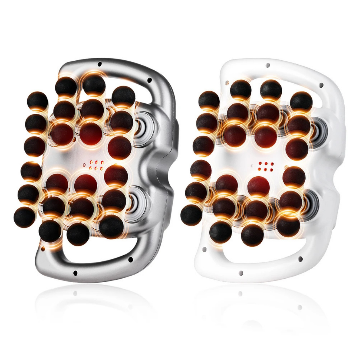 Effektiv massagepistol med 24 massagehuvuden