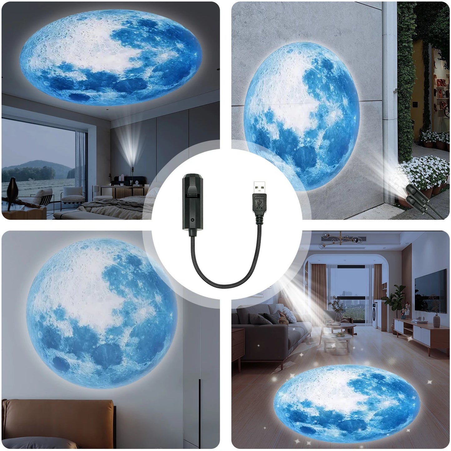Lugnande planetlampa - stämningsfull LED-nattlampa
