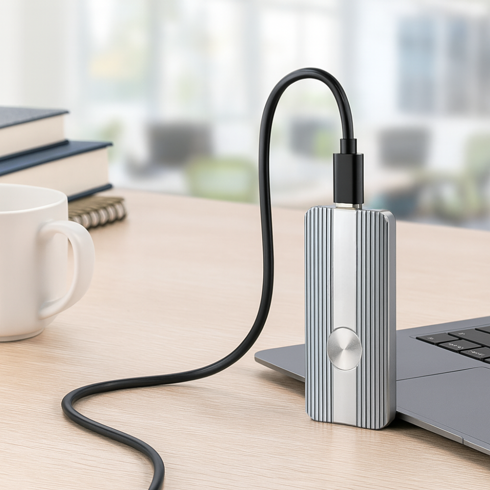 Bærbar SSD, USB-C, Ekstern Hurtig Lagringsenhed