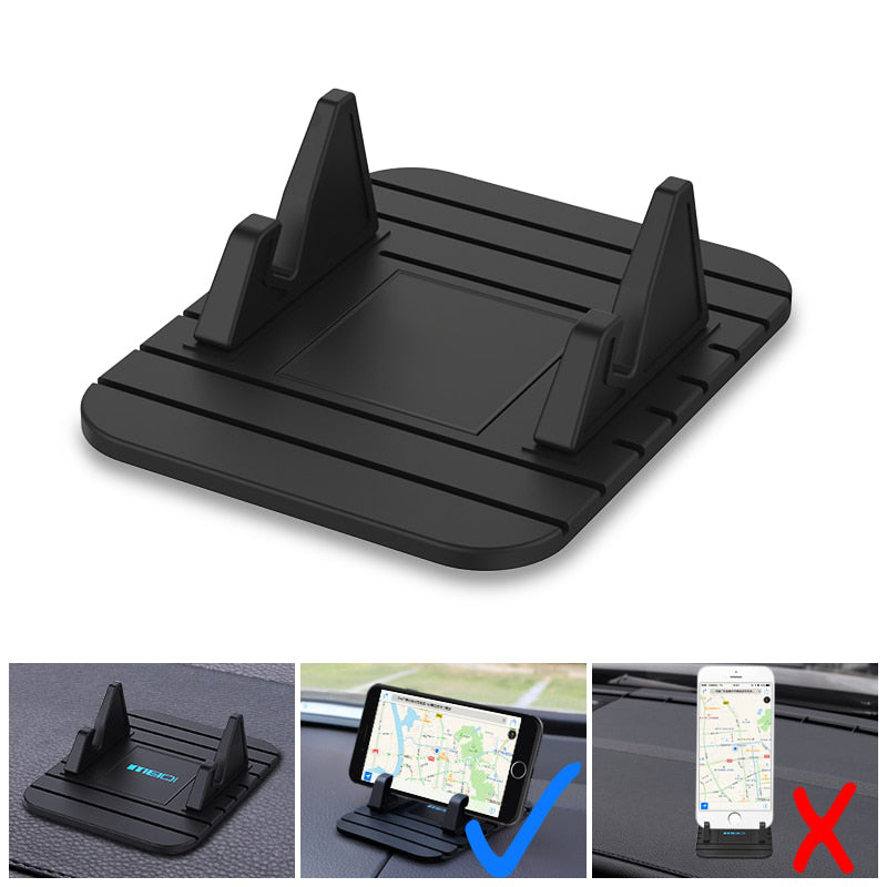 Skridsikker Mobilholder til Bilen – Perfekt til Navigation