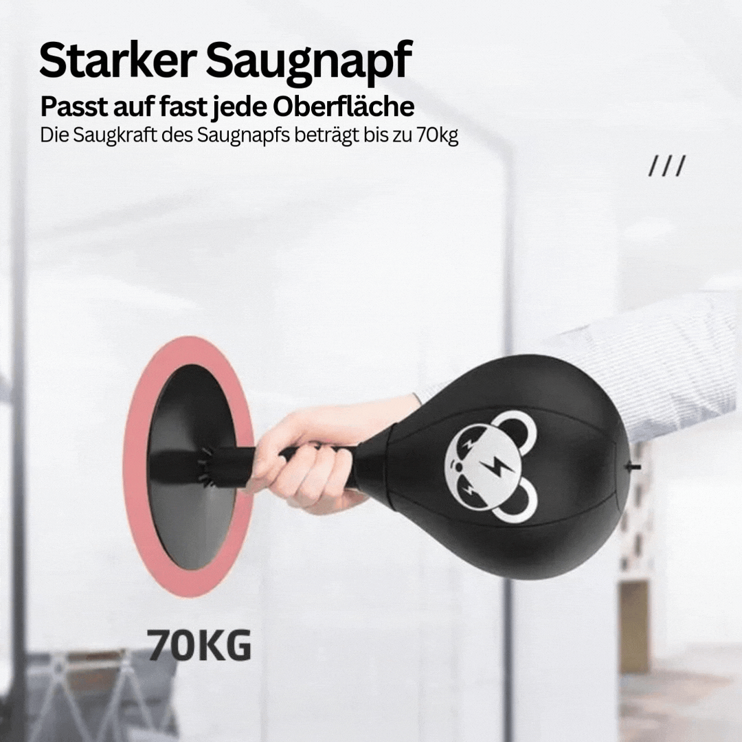 Stærk Boxball med Sugekop - PunchPro