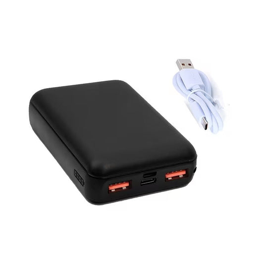 Kompakt Powerbank 10000mAh - Hurtig Opladning & USB Kompatibel