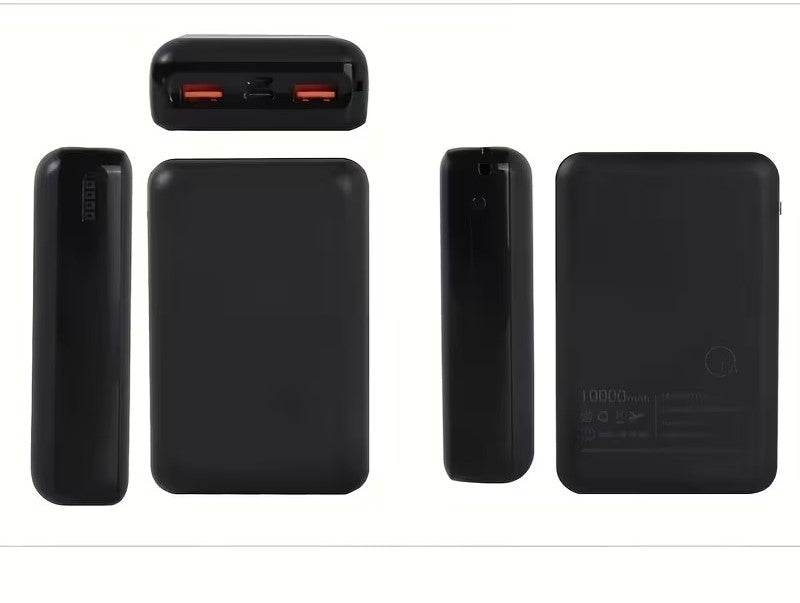 Kompakt Powerbank 10000mAh - Hurtig Opladning & USB Kompatibel
