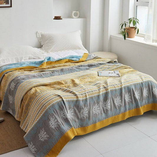 Mjuk Bomullsfilt Beige | Stilfull Mysighet till Ditt Hem