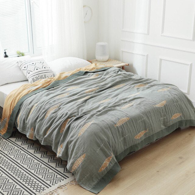 Mjuk Bomullsfilt Beige | Stilfull Mysighet till Ditt Hem