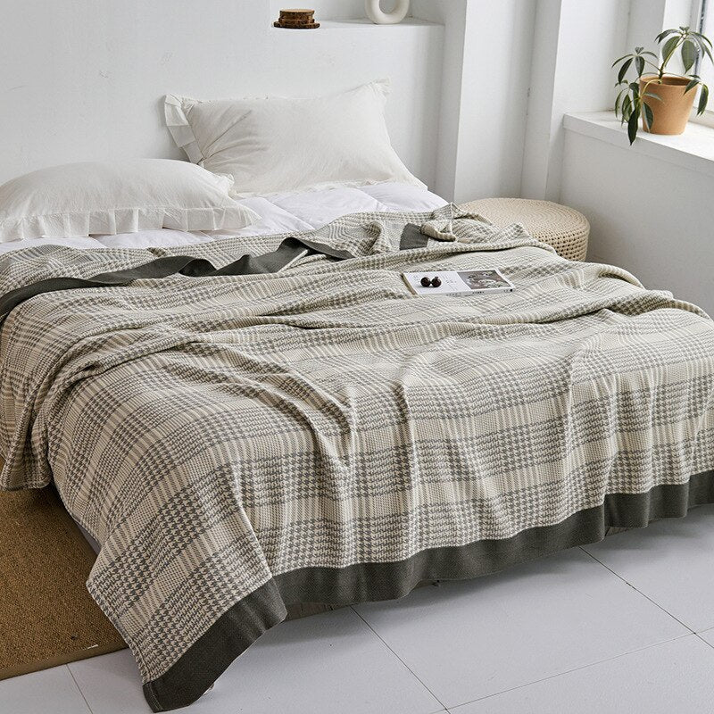Mjuk Bomullsfilt Beige | Stilfull Mysighet till Ditt Hem