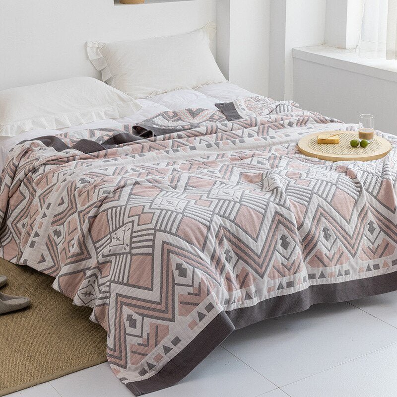 Mjuk Bomullsfilt Beige | Stilfull Mysighet till Ditt Hem