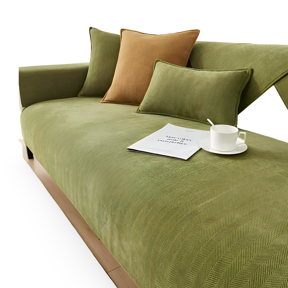 Elegant sofföverdrag - Slitstarkt skydd, djurvänlig design