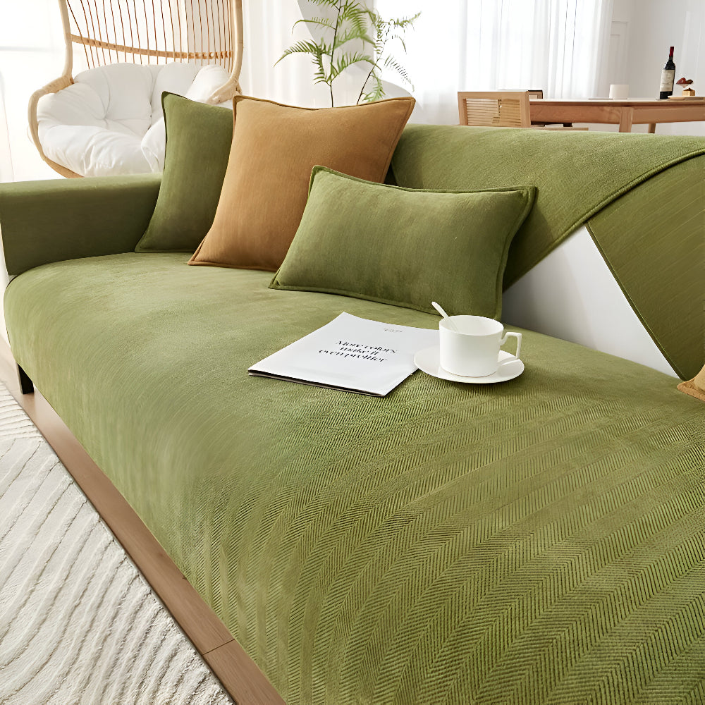 Elegant sofföverdrag - Slitstarkt skydd, djurvänlig design