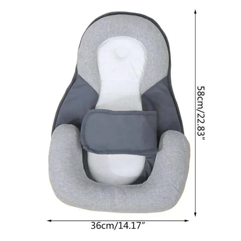 Ergonomisk och bekväm anti-spykudde för spädbarn för bättre sömn