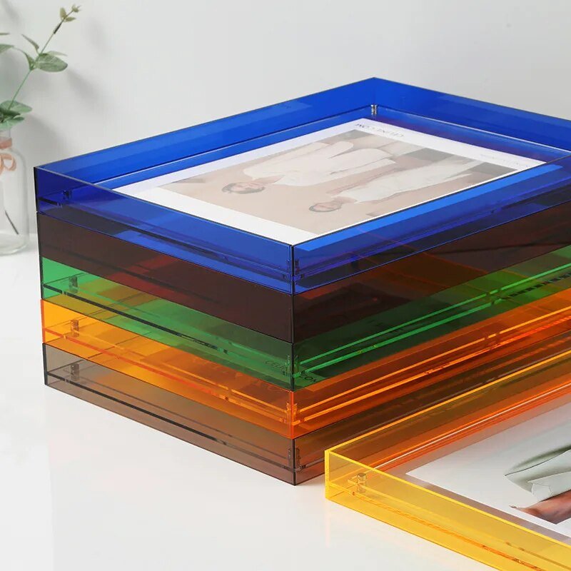 Acryl Fotolysramme med Flydende Effekt - Fremhæv Dine Minder