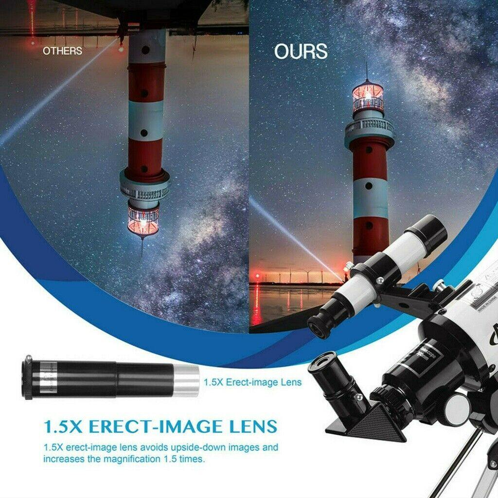 Astronomiskt Teleskop 300/70mm med Stativ och Mobilhållare
