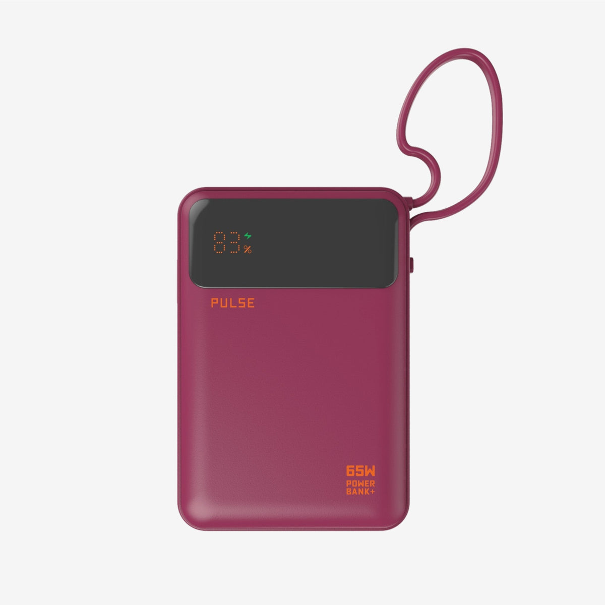 Kompakt 65 W Powerbank til laptop med 20.000 mAh og USB-C-kabel