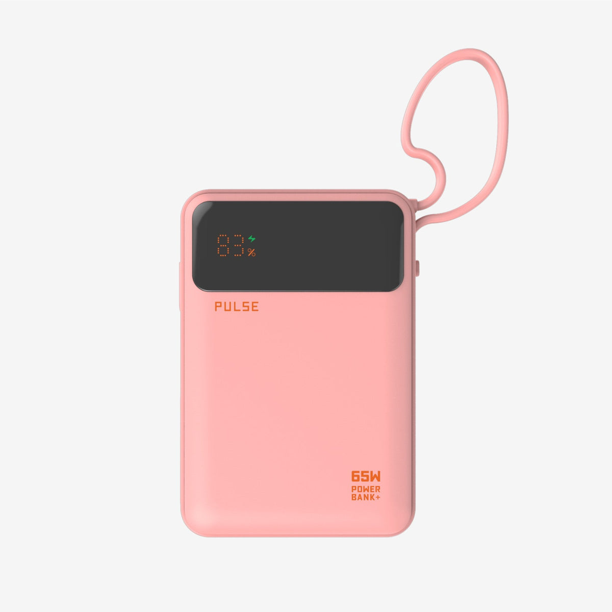 Kompakt 65 W Powerbank til laptop med 20.000 mAh og USB-C-kabel