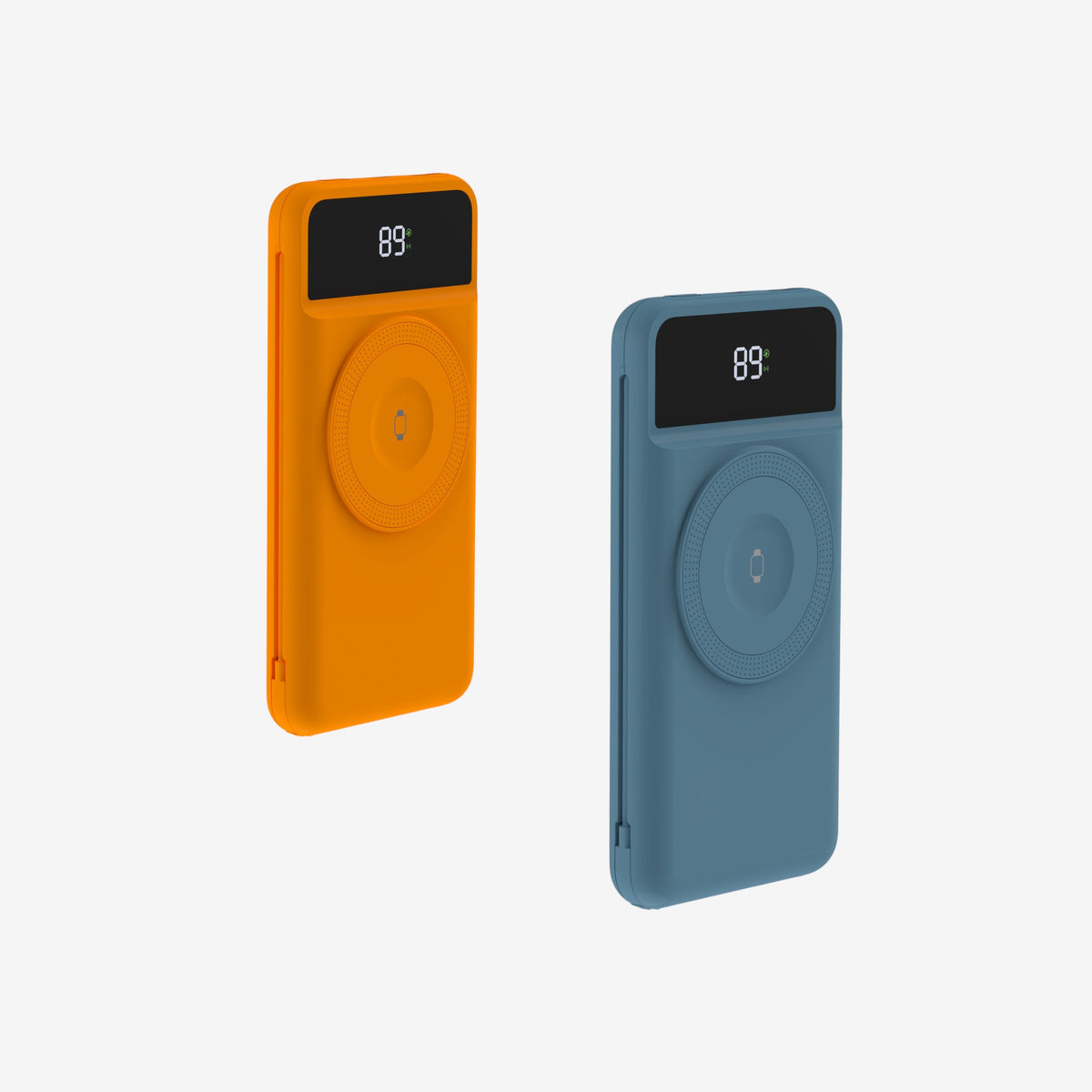 5-i-1 Powerbank 10 000 mAh – Reseladdare med USB-C, Lightning, Qi och adaptrar (2 st.)