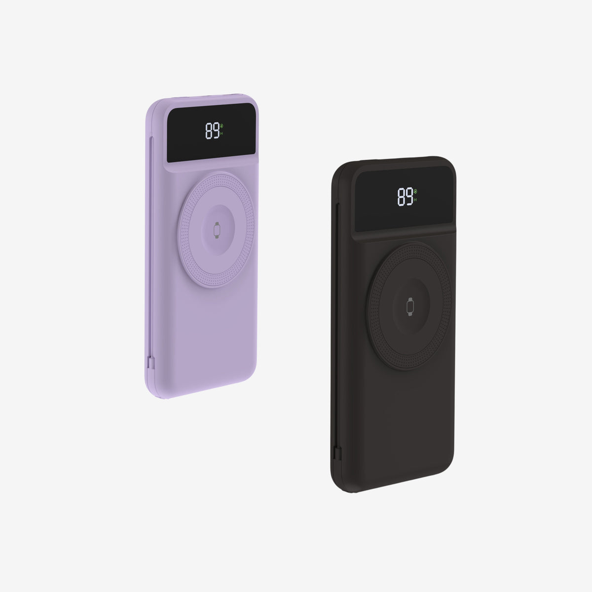 5-i-1 Powerbank 10 000 mAh – Reseladdare med USB-C, Lightning, Qi och adaptrar (2 st.)