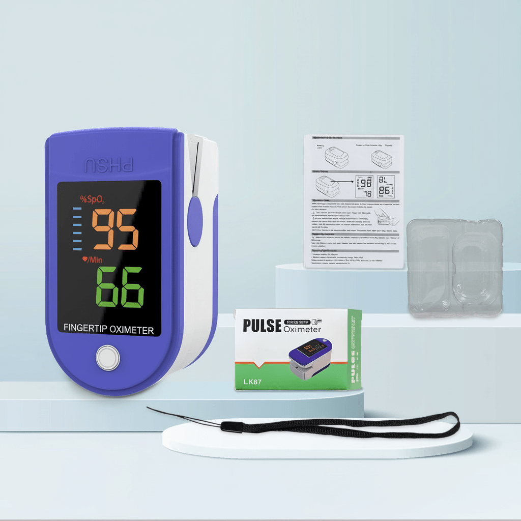 Digital Fingerspets Oximeter för Snabb Syremättnad och Puls
