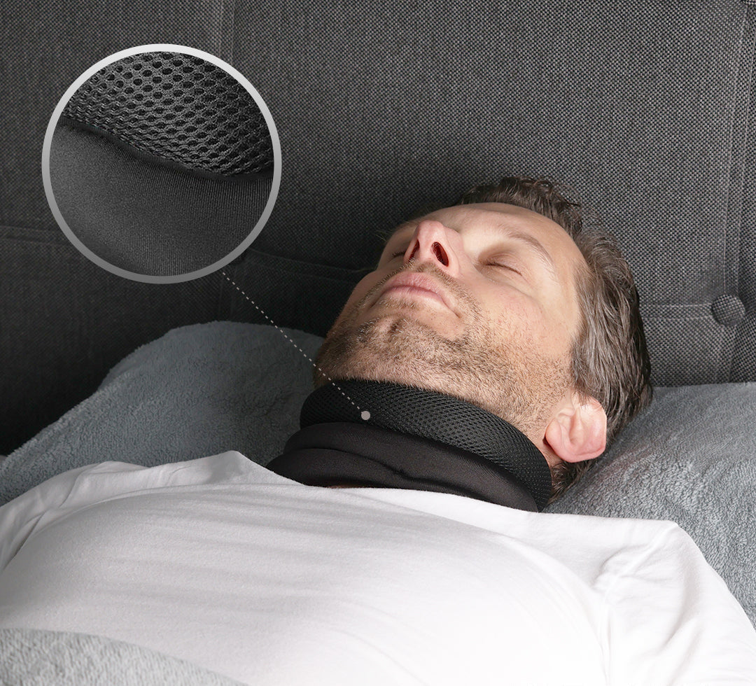 Ergonomisk nakkestøtte mod snorken – SnoozeEase