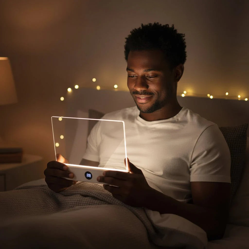 LED Boglampe med Justerbar Lysstyrke og USB Opladning
