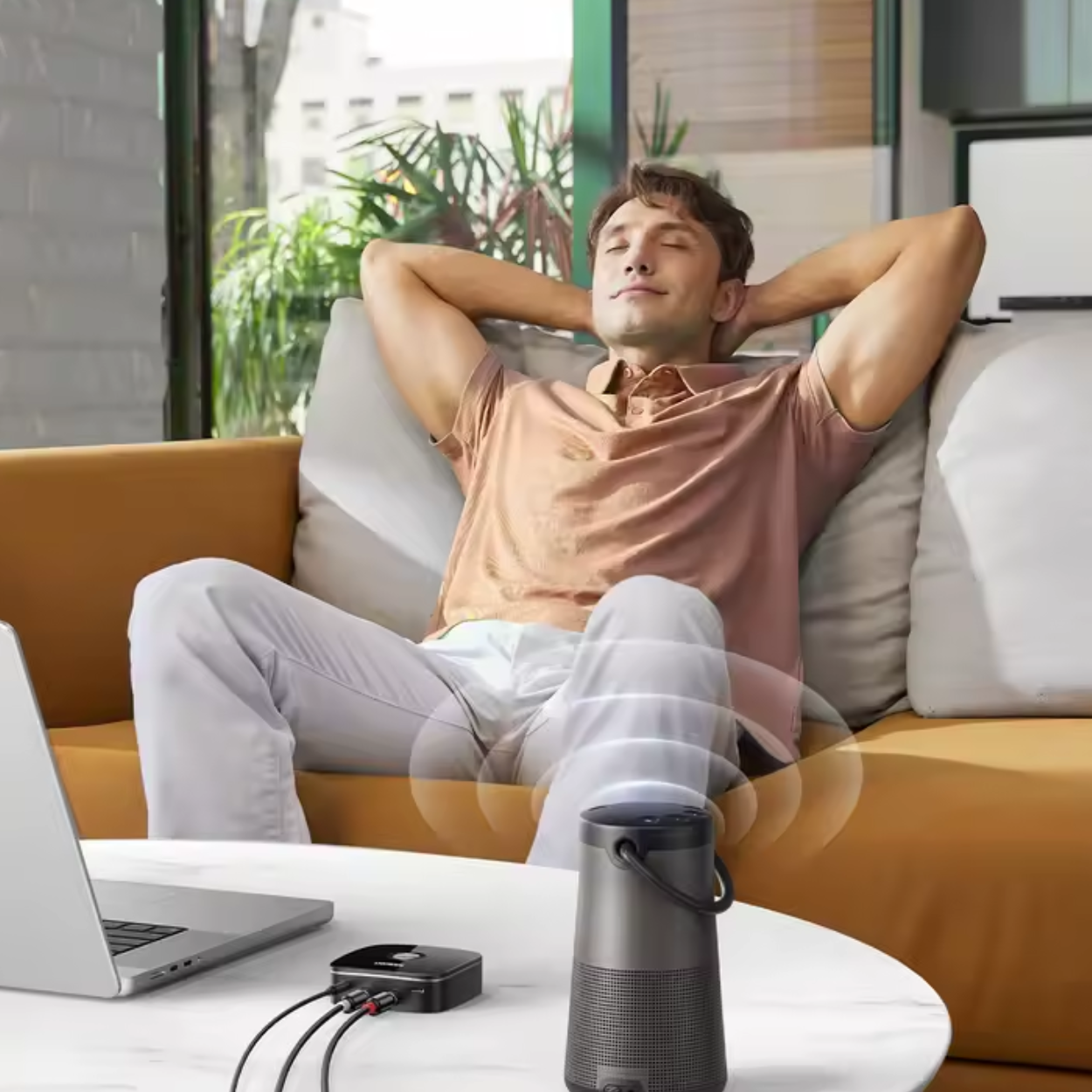 Trådløs Bluetooth Audio Modtager med USB Funktionalitet