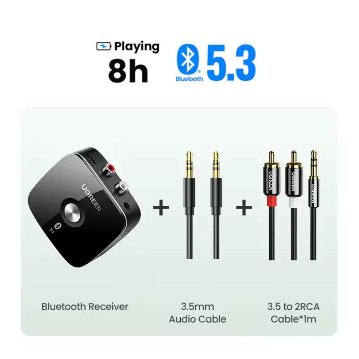 Trådløs Bluetooth Audio Modtager med USB Funktionalitet