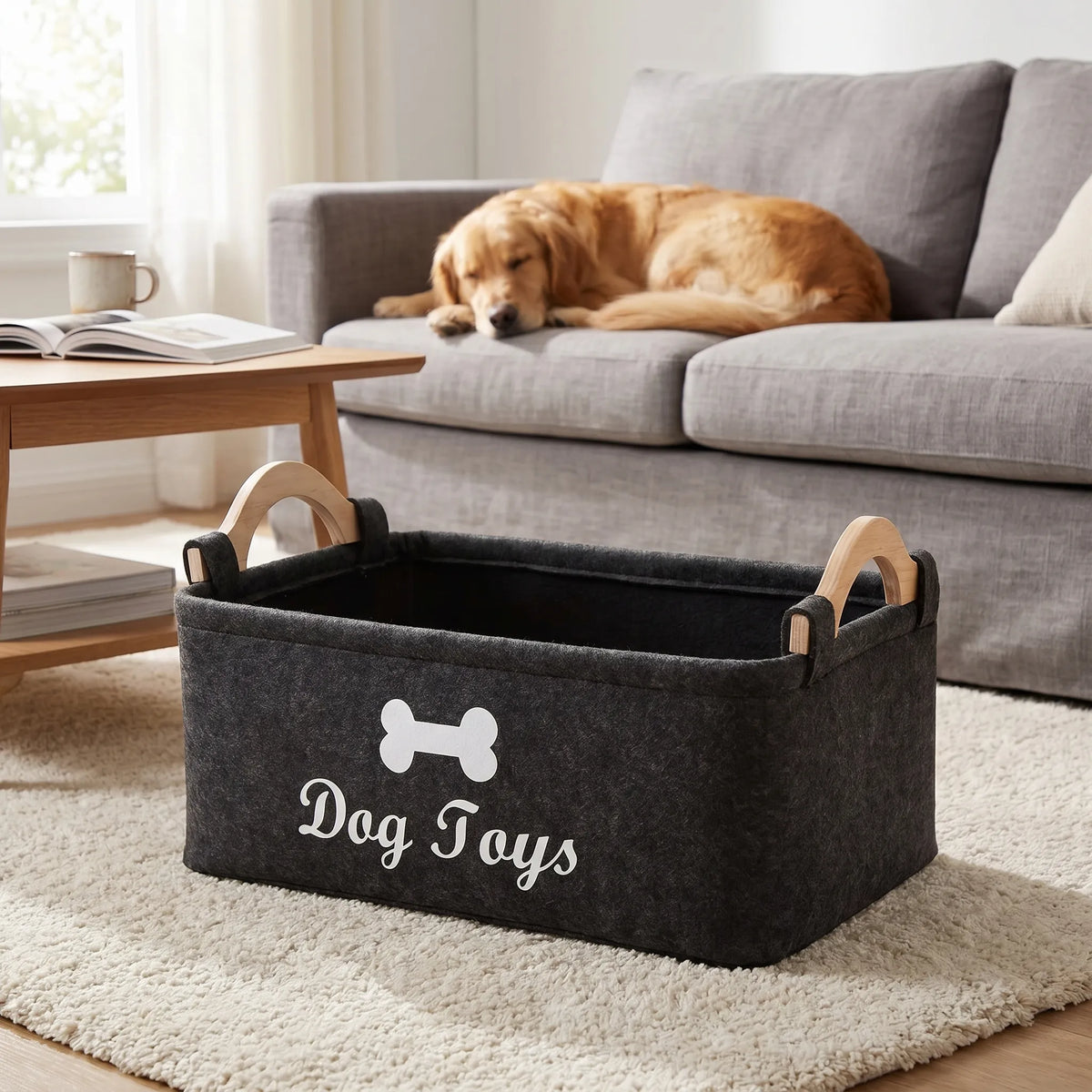 Rektangulær Opbevaringskurv til Hunde - Pawtainer