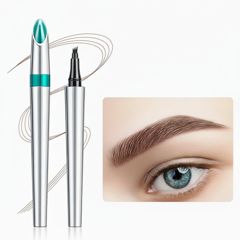 Vandtæt Øjenbrynspen med Microblading Effekt - Nem & Hurtig