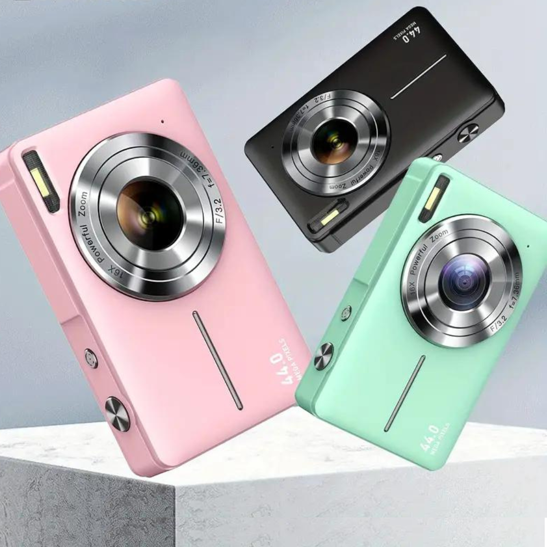 VintageCapture | HD Digitalkamera med Retro Design og 1080P Optagelse