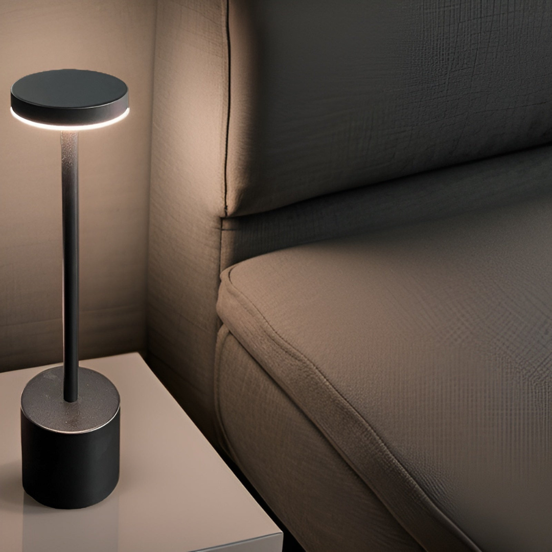 Trådløs Retro Bordlampe – Dæmpbar og Genopladelig Komfort