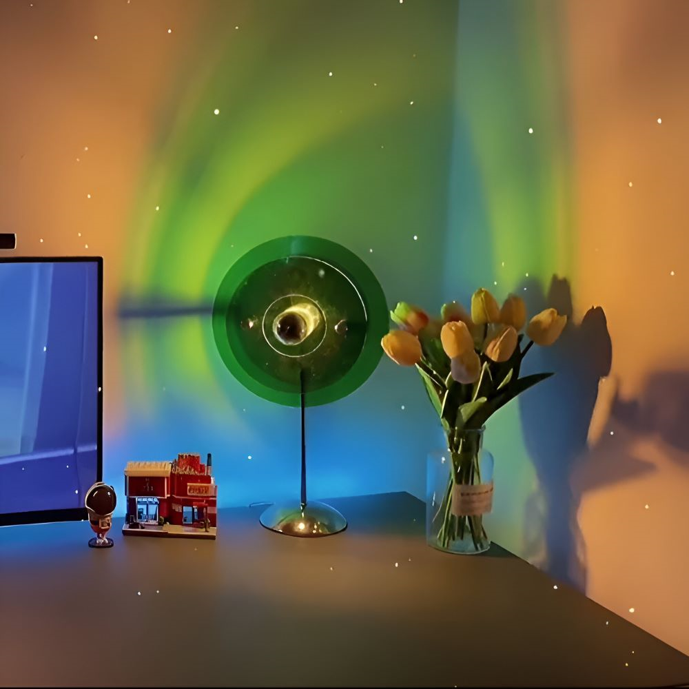 Retro LED Bordlampe med USB – Skaber Hygge i Hjemmet