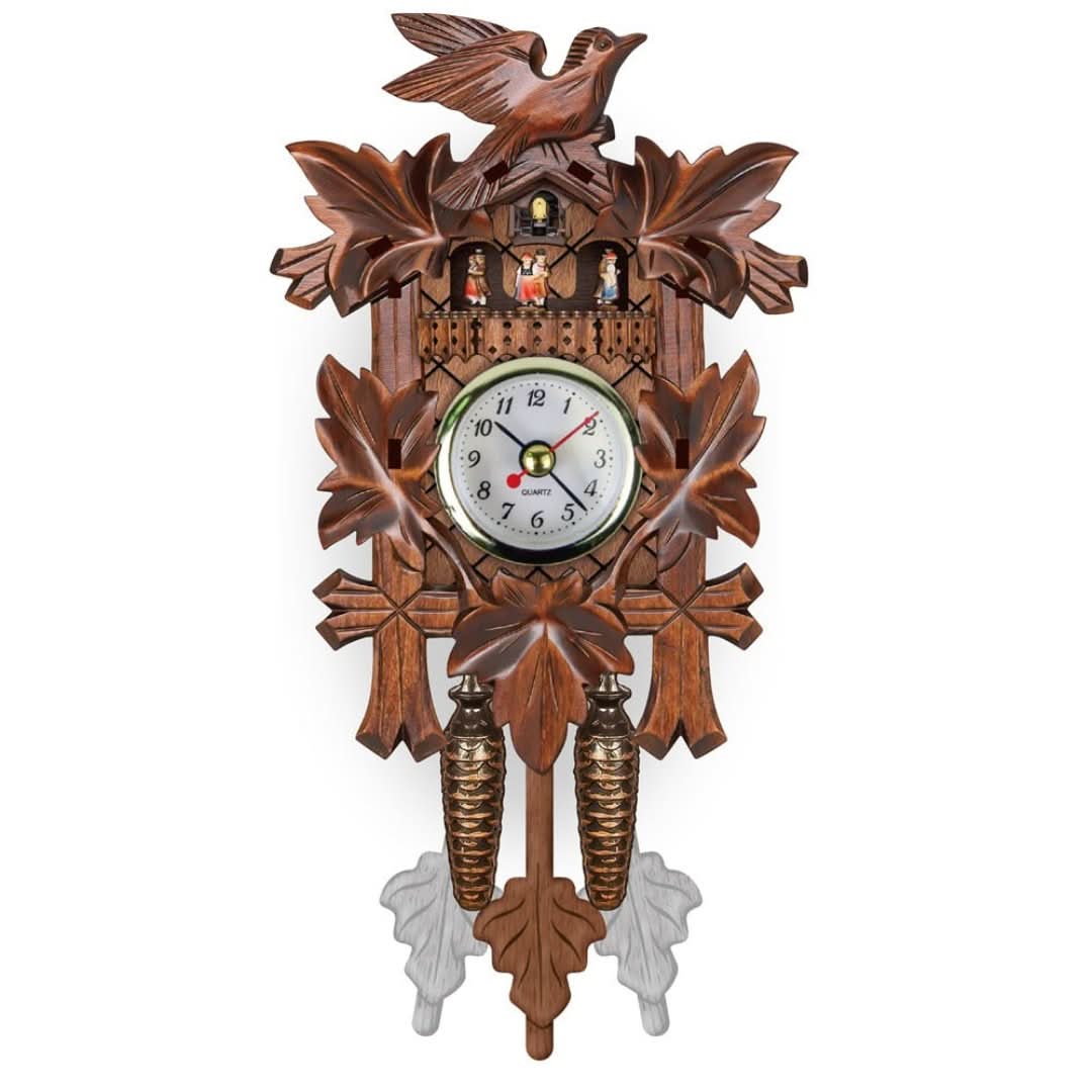 Retro Vægur med Pendul - Klassisk Design til Moderne Hjem