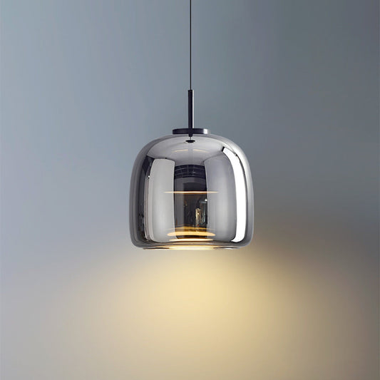 Guldfärgad Retro LED Pendel med Energioptimerad Belysning