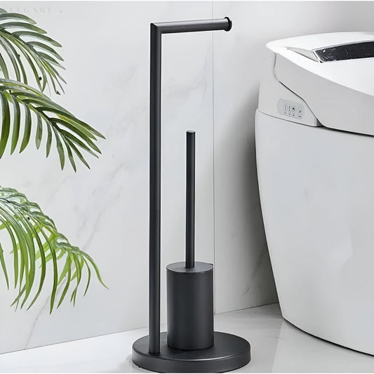 Innovativ Toiletpapirholder uden Boring - Moderne & Pladsbesparende