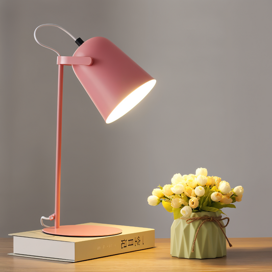 Justerbar LED Bordlampe med Drejeligt Design og Øjenvenligt Lys